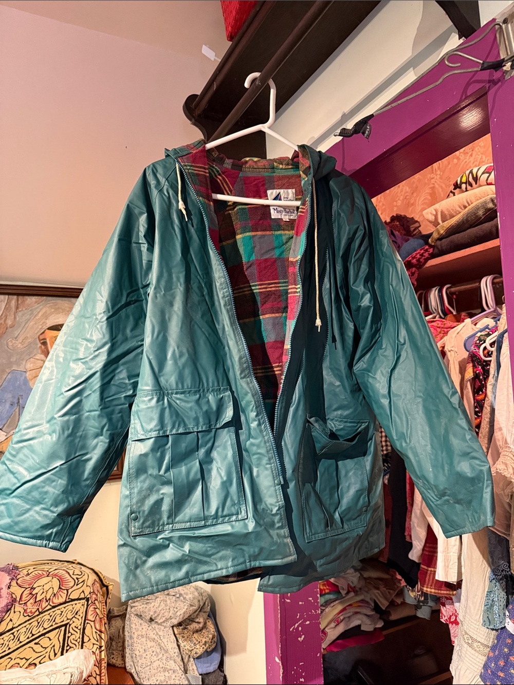 Vintage rain coat